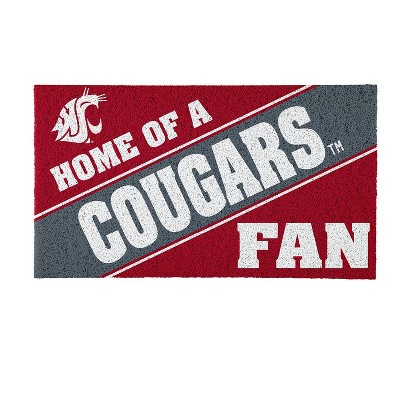 Evergreen Home of a Fan Washington State University 28" x 16" Woven PVC Indoor Outdoor Doormat
