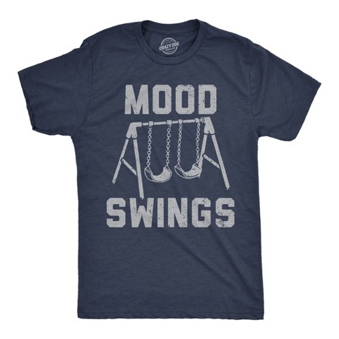 Мужские футболки Crazy Dog T-Shirts, Inc. Mens Funny T Shirts Mood Swings Sarcastic Novelty Graphic Tee for Men - Crazy Dog Men's T Shirt With Sarcastic Sayings Navy L
