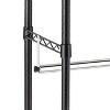 Whitmor Supreme Double Rod Garment Rack Black: Metal & Plastic Clothing Drying Rack, 300 lb Capacity, 76" Height - 2 of 4