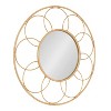 34"x34" Cori Round Rattan Mirror - Kate & Laurel All Things Decor - 4 of 4