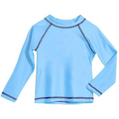 City Threads Boys UPF 50+ Long Sleeve Rashguard - Bright Light Blue, 6Y — фото 3