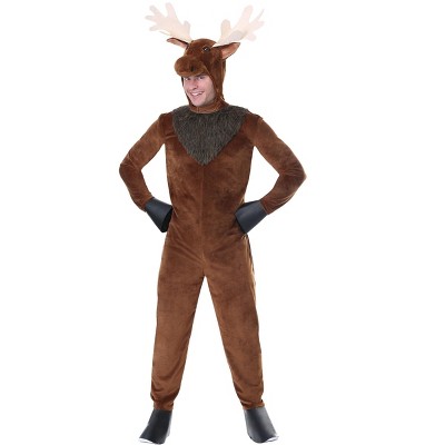 Halloweencostumes.com Small Adult Mighty Moose Costume, Brown : Target