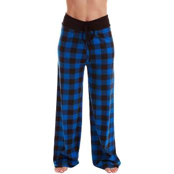 Just Love Women Plaid Pajama Pants Sleepwear (Grey Plaid, Large)