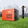 VEVOR PCP Air Compressor, 4500PSI/30Mpa Portable PCP Airgun Compressor with Built-in Converter & Fan Cooling System, DC12V/AC120V Manual-Stop, Orange - 2 of 4