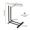FONTOI 2PCS C-Shaped End Table, Couch Side Table, Slide for Bedroom Living Room, White, 11.81"*23.62"*17.72" - 3 of 4