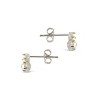 SHINE by Sterling Forever Bermuda Opal, Pearl, & Turquoise Triple Stud Earrings - 4 of 4
