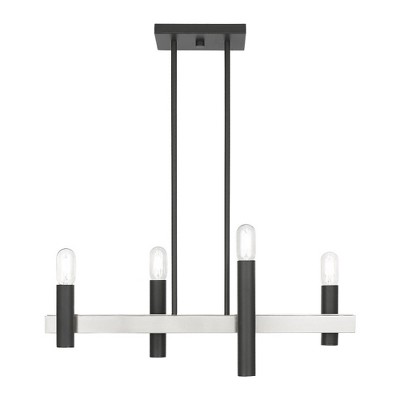 Livex Lighting Helsinki 4 - Light Chandelier in  Scandinavian Gray