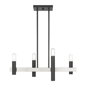Livex Lighting Helsinki 4 - Light Chandelier in  Scandinavian Gray - 1 of 1