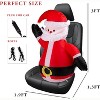 Zone Tech Christmas Blow-Up Decor for Cars - 12V Car Blower Plug LED Lights Decoration Outdoor Inflatables for Automotive Christmas Decor - 2 of 4