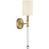 Savoy House Fremont 1 - Light Wall Light in  Warm Brass - 2 of 3