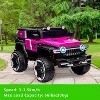 12V Electric Kids Ride on Car with Remote Control, 2 Seater 4WD Off-Road Truck with Decor Spare Tire - 4 of 4