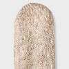 Women's Waffle Sweater Knit Reading Crew Socks with Faux Shearling Lining and Grippers Auden™One Size - 3 of 4