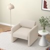 Versatile Single Sofa Chair with Armrests, Upholstered for Comfort in Dining Rooms, Bedrooms, Living Rooms, and Reception Spaces - 2 of 4