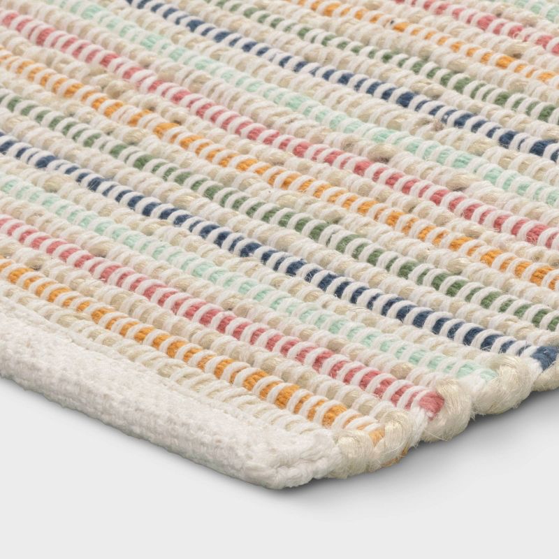 27&#34;x45&#34; Striped Ribbed Accent Kids&#39; Rug - Pillowfort&#8482;, 4 of 8