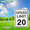 Unique Bargains Aluminum Weather Resistant Waterproof Rust Free Traffic Sign 1 Pc - 2 of 4