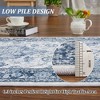 Area Rugs Traditional Vintage Floral Printed Rug Washable Non Slip Floor Carpet Soft Low Pile Rug for Living Room - 3 of 4