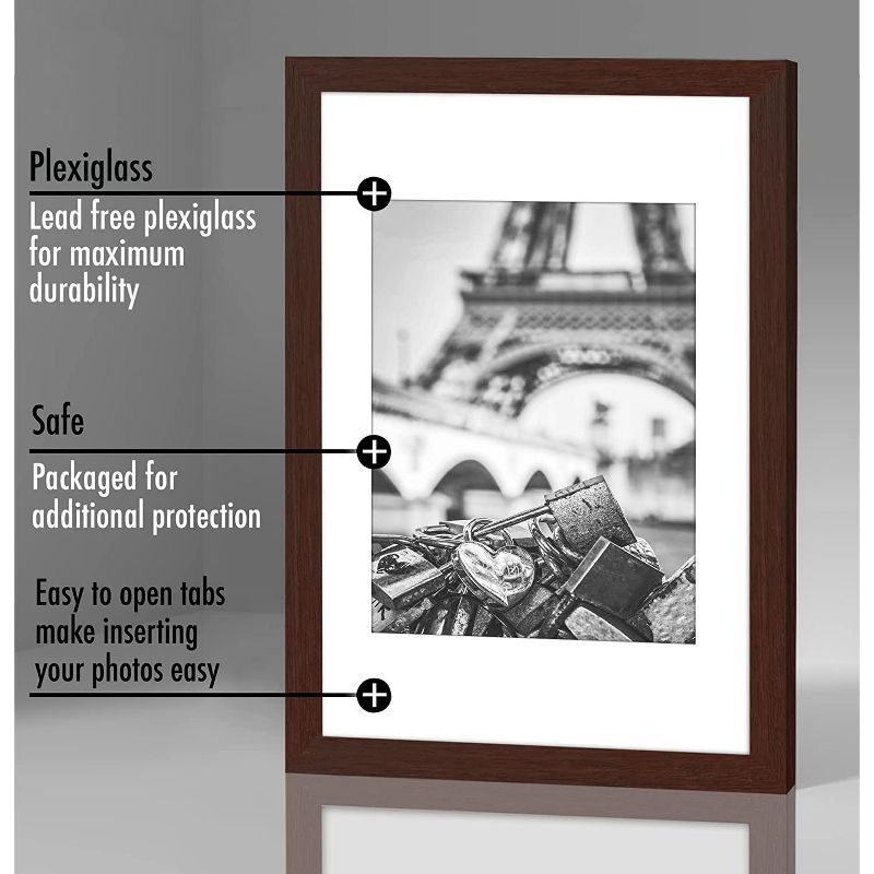 Americanflat Picture Frame with plexiglass - Hanging Hardware For Horizontal and Vertical Display, 3 of 5