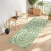 Washable Modern Floral Rugs for Living Room, Ultra Thin Soft Non Slip Bedroom Carpet, Indoor Farmhouse Floor Rug for Dining Room Kitchen - 3 of 4
