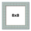 PosterPalooza | Square Refined Blue Picture Frame - UV Acrylic, Foam Board Backing, Hanging Hardware - 2 of 4