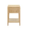 PAGED Wooden Nightstand with Drawer and Open Shelf, Modern End Table Bedside Storage Cabinet for Bedroom, Living Room - 3 of 4