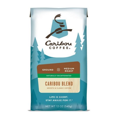 Caribou Coffee Caribou Blend Medium Roast Ground Coffee - Decaf - 12oz