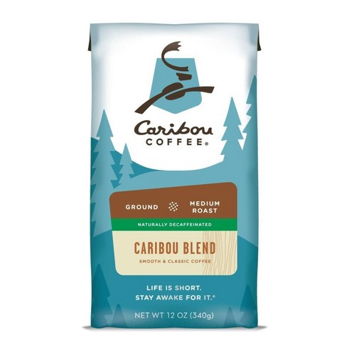 Caribou Coffee Caribou Blend Medium Roast Ground Coffee Decaf 12oz Target