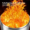 32" Smokeless Fire Pit, Portable 304 Stainless Steel Wood Burning Fireplaces, Outdoor Bonfire Pit for Camping, Bonfires - 2 of 4