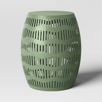 Metal Cutout Round Patio Accent Table - Room Essentials™