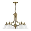 Livex Lighting North Port 5 - Light Chandelier in  Antique Brass - 3 of 4