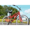 HILAND 24 26 inch Beach Cruiser Bike for Adults Women Men, Step Through City Commuter Bicycle, Black/Blue/Red - 2 of 4