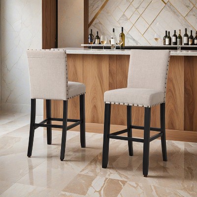 New Classic Furniture Crispin Bar Chair, 2-Pack - Leovsnove