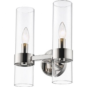 Z-Lite Datus 2 - Light Wall Light in  Polished Nickel - 1 of 4