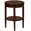Sapphtopaz Modern Narrow End Table with Storage Drawer 2-Tier Side Table with Veneer Design Accent Coffee Table for Living Room,Bedroom - 3 of 4
