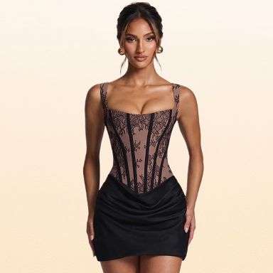 ruched bodycon corset dress EadianDree Womens Bustier Lace Mini Dress Boned Square Neck Drape Wasit Satin Dress Fitted Bodice,Black sequin bodycon party dress COLLECTION::WEEKEND Satin Off The Shoulder Size:EU 32