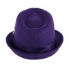 Kenny K Men's Dressy Faux Felt Fedora with Feather - 4 of 4
