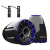 Wet Sounds REV-12-HD-XZ-B-X Tower Speakers w/ Grille, Mount Kit, Covers - 2 of 4
