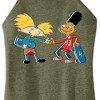 Women's - Hey Arnold! - Arnold and Gerald Skateboard Graphic High Neck Tank - 2 of 3