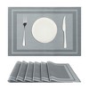 Unique Bargains Dining Room Heat-resistant Modern PVC Placemats 18 x 12 Inches 6 Pcs - 3 of 4