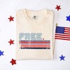 Simply Sage Market Women's Free Stripes Retro Short Sleeve Garment Dyed Tee - 3 of 4