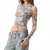 Women's Floral Mesh Top - PROMESA - 3 of 4