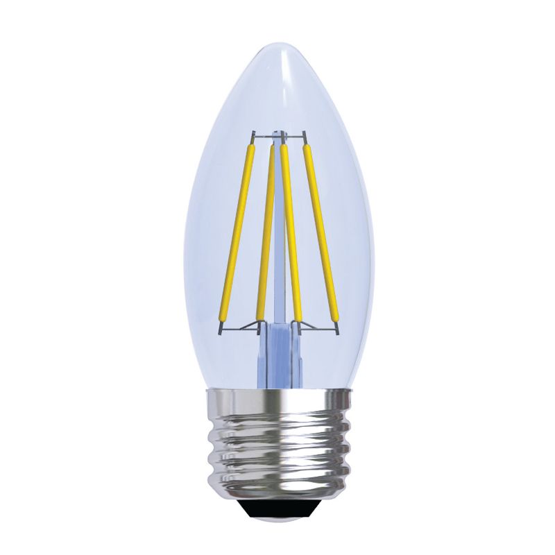 GE 2pk 5W 60W Equivalent Reveal LED HD and Decorative Light Bulbs Clear, 1 of 4