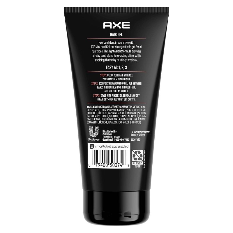 Axe Max Hold Hair Gel Styling Aid - 5oz, 4 of 9