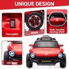 12V Ride On Car for Kids,Licensed Volkswagen Beetle,Electric Vehicle ,Battery Powerd Toy Car with Remote Control, LED Headlights, Horn, Music - 2 of 4