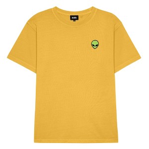 Dalix Mens Alien Midweight Garment Dye Tee - 1 of 4