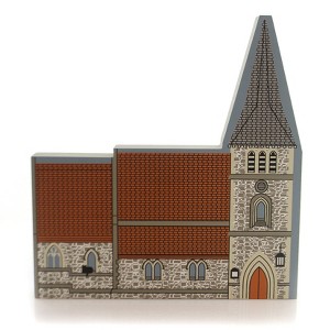 Cats Meow Village 6.5 Inch St Mary The Virgin W/ St John # Great Britain Wales Uk Village Buildings - 1 of 2