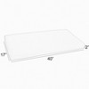 40"x17" Outdura Indoor/Outdoor Bench Cushion Moonbeam Crème - Sorra Home: Weather-Resistant Loveseat Padding - 4 of 4