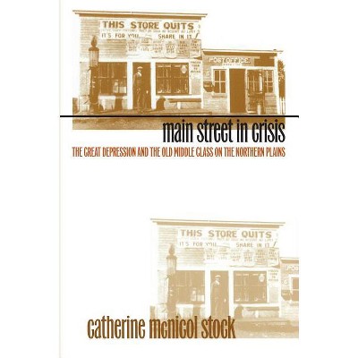 Main Street in Crisis - by  Catherine McNicol Stock (Paperback)