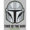 Men's Star Wars: The Mandalorian Din Djarin Distressed Helmet T-Shirt - 2 of 4