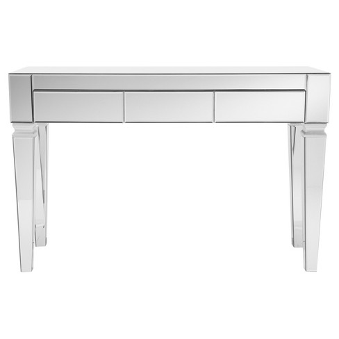 Darla Contemporary Mirrored Console Table Aiden Lane Target