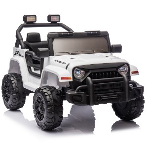 Whsien Children’s Gift, Four-Wheel Ride-On Car with Parent Control and Digital Letter Stickers - 1 of 4